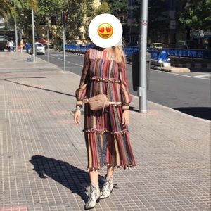 Boho fashion dress from Zara.
